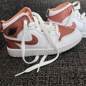 Rose gold Jordan Air 1